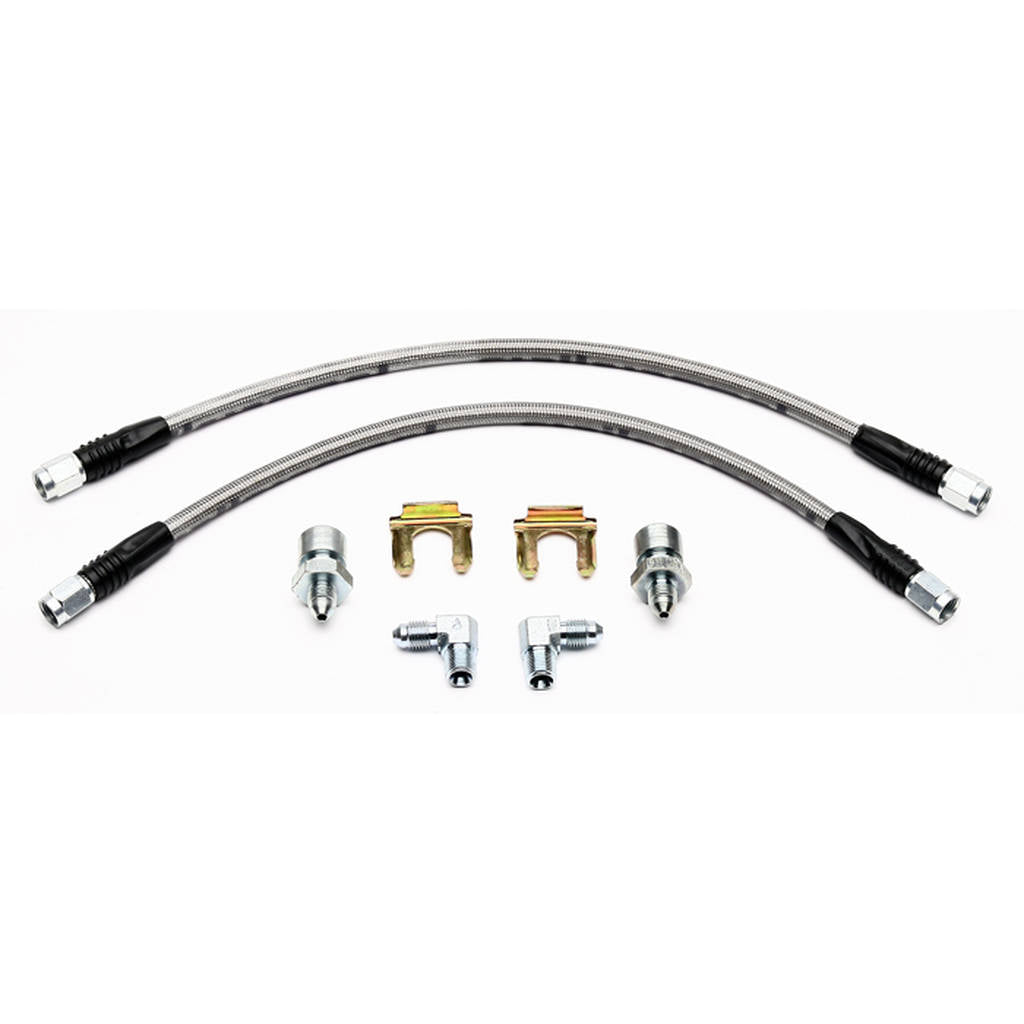 WILWOOD 220-7056 Flexline Kit,14in.,3/8-24 To 90 Deg Photo-0 