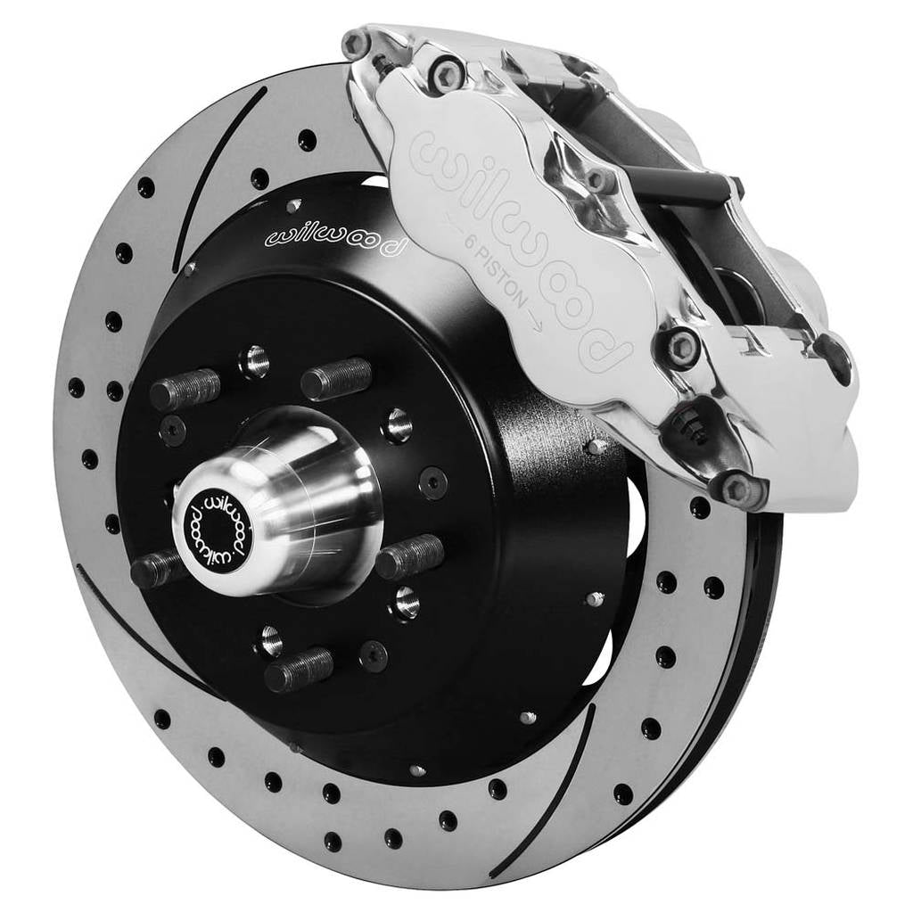 WILWOOD 140-9804-DP Kit,Front,Camaro/Nova,67-72,Bnsl6r 14.00,Drilled,Polish Photo-0 