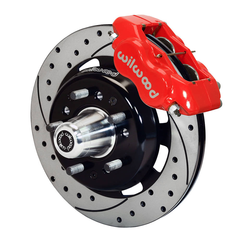 WILWOOD 140-7676-DR Kit,Front,Chevy,55-57,Fdli,12.19 Srp,Red Photo-0 
