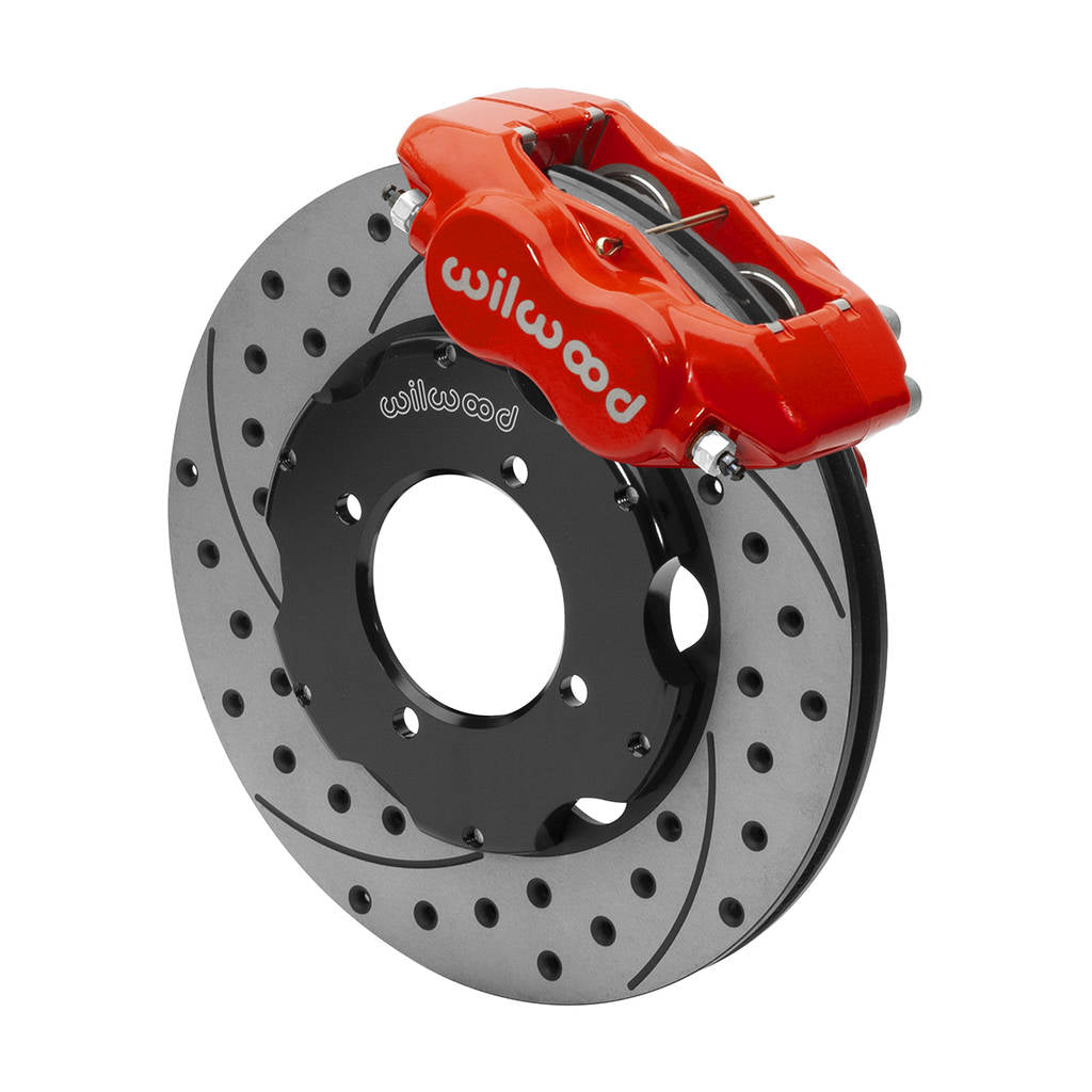 WILWOOD 140-15912-DR Kit,Front,Fdli,69-76,Triumph Tr6,11.00 Rotor,Srp,Red,W/Lines Photo-1 