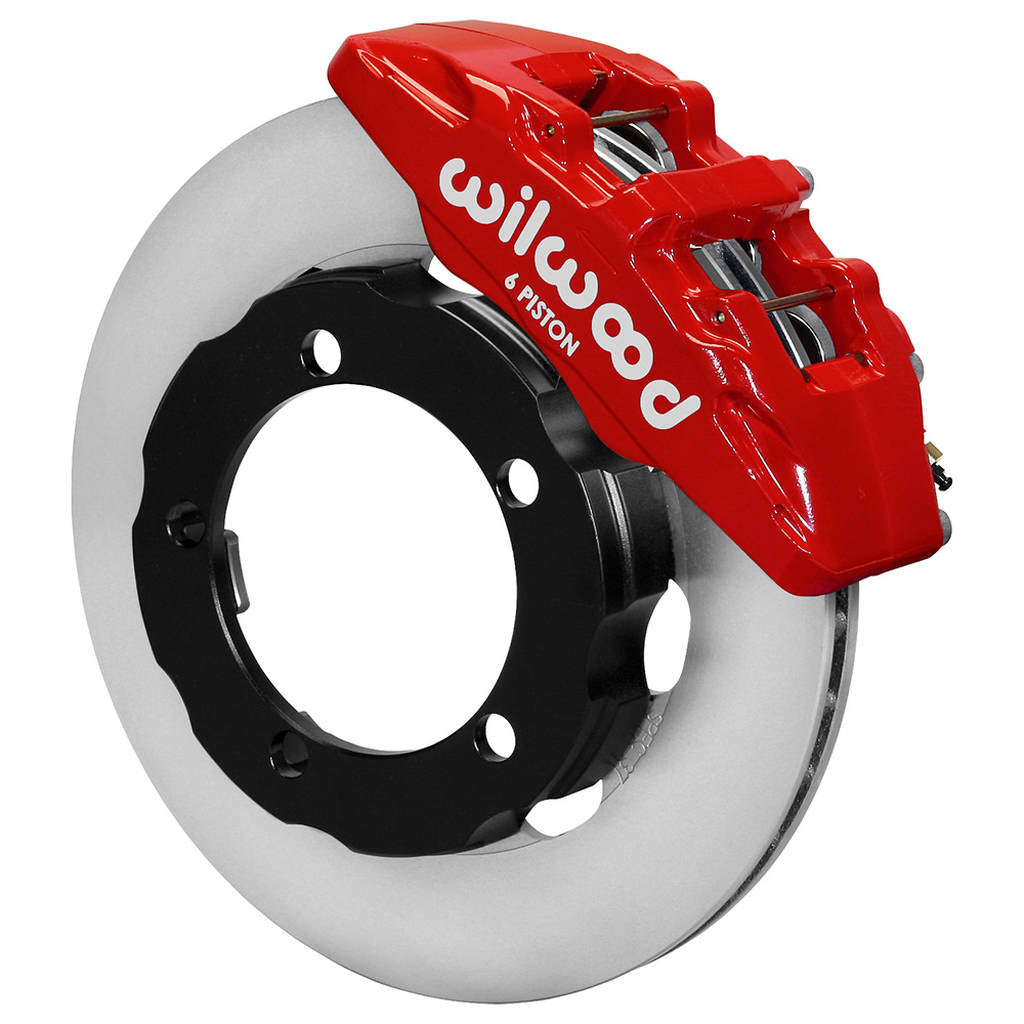 WILWOOD 140-13303-R Kit,Front,Ford Bronco,66-75,Dana 30/44 11.75,Dp6,Drum Spindle,Red,W/Lines Photo-0 