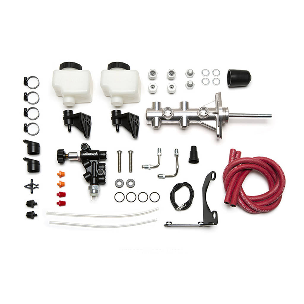 WILWOOD 261-14390-P Kit,M/C,Remote,Tandem,1.00,W/Pushrod W/P-Valve,Polish Photo-0 