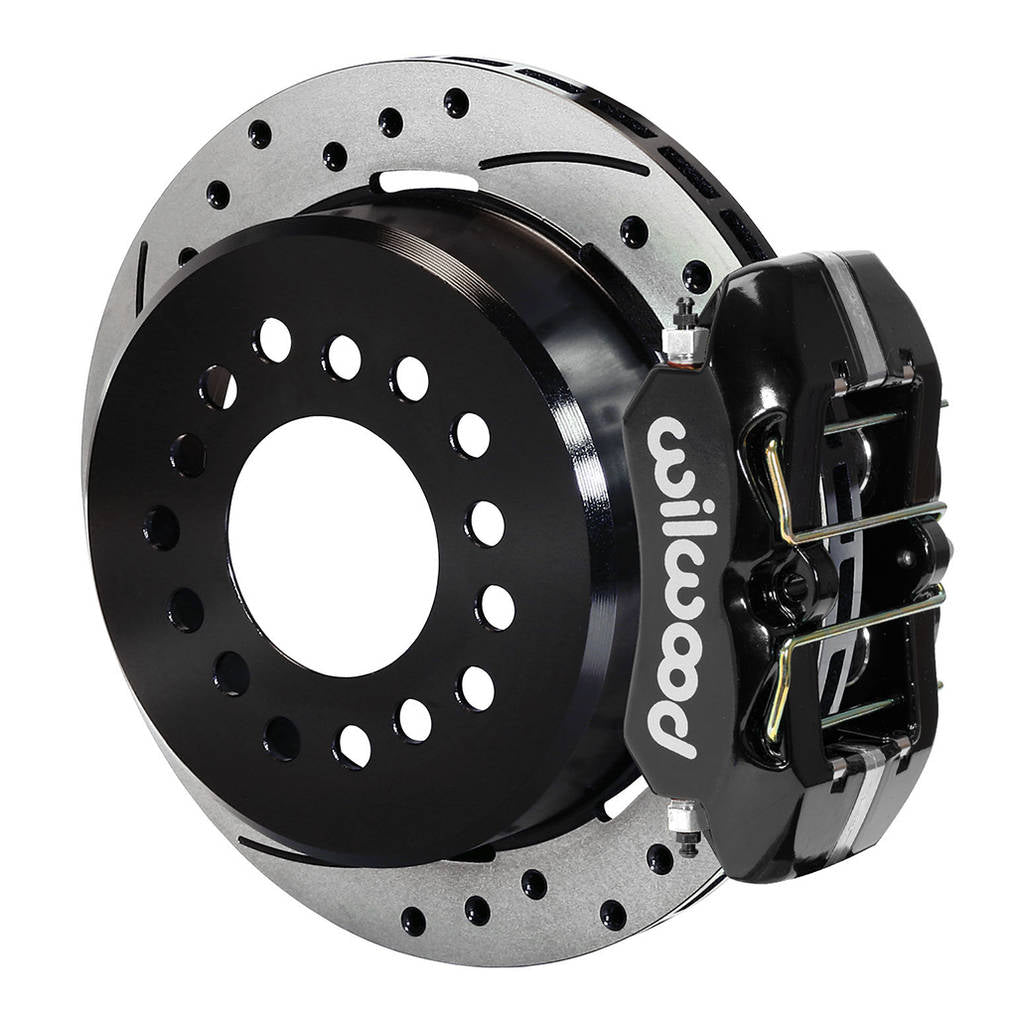 WILWOOD 140-13724-D Kit,Rear,Disc/Drum,Ford 8.8 Special,3.15 Brng,2.50 Off,1pc,Srp,Black Pwd Ct Photo-0 