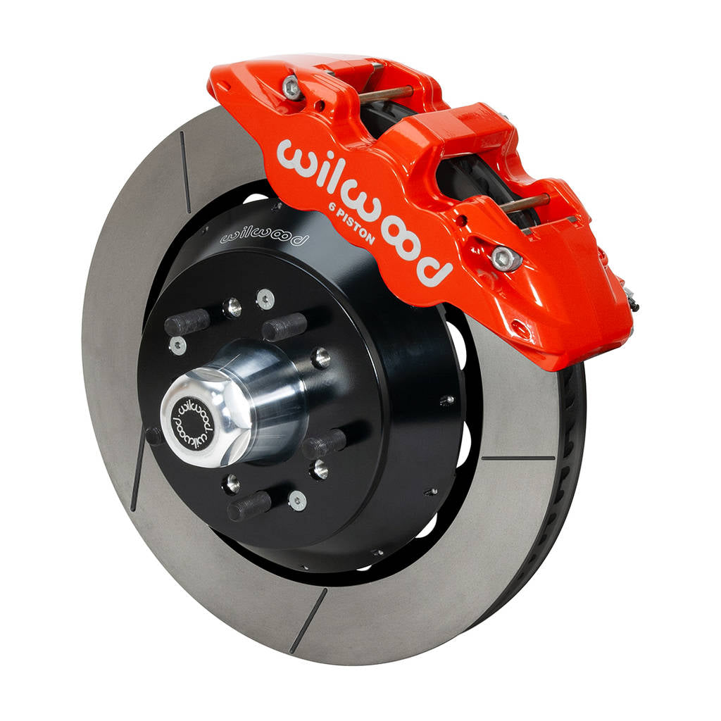 WILWOOD 140-14842-R Kit,Front,68-72 Ford F100 Truck,Aero6 14.00 Rotor,Red Photo-0 
