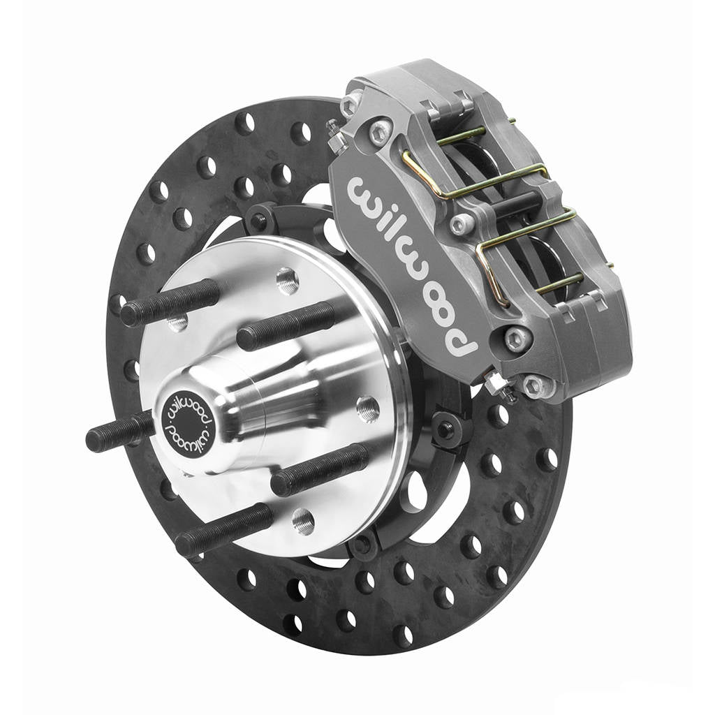 WILWOOD 140-14421-D Kit,Drag,Front,Camaro,82-92,Dynamic Mt Md,Drilled,Nickel Photo-1 