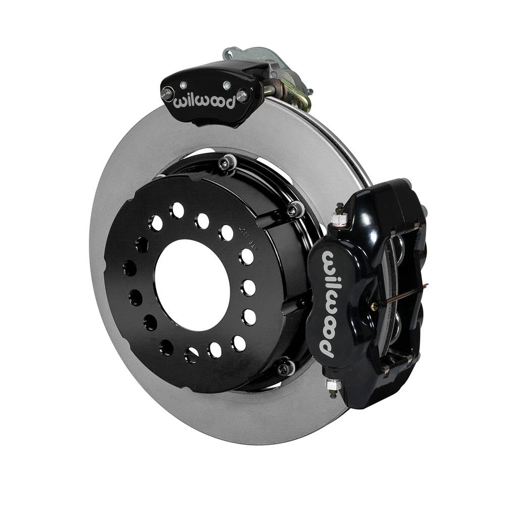 WILWOOD 140-14259 Kit,Fdli/Mc4,P-Brake,12 Bolt,C-Clip Elim 2.91 Offset,Stagg Mt,Black Powder Coat Photo-0 