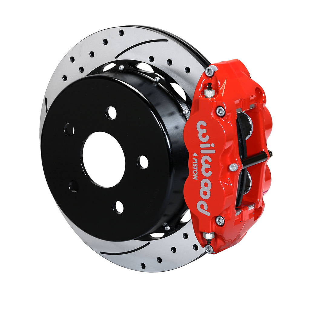 WILWOOD 140-13969-DR Kit,Rear,Jeep Jk,07-18,Fnsl4r,12.88 Rotor,Srp,Red,W/Lines Photo-0 