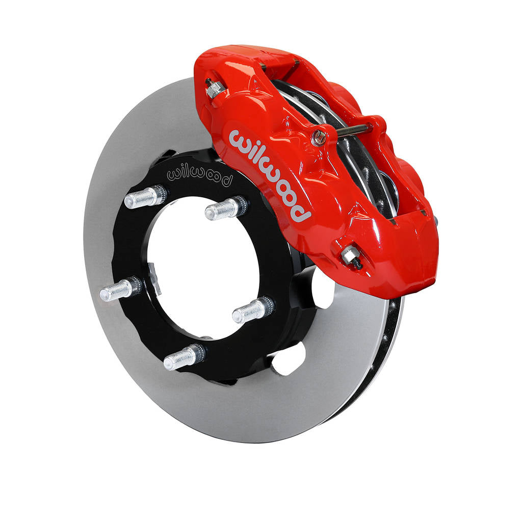 WILWOOD 140-13928-R Kit,Front,Ford Bronco,76-77,Dana 44,Disc Spindle,D8,12.19,Red,W/Lines Photo-0 