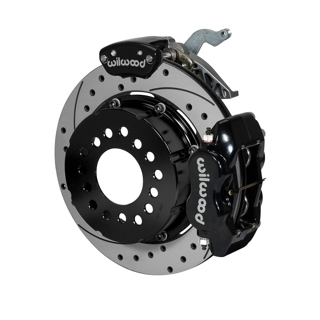 WILWOOD 140-14224-D Kit,Fdli/Mc4,P-Brake,12 Bolt,C-Clip Elim 2.91 Offset,Srp,Black Powder Coat Photo-0 