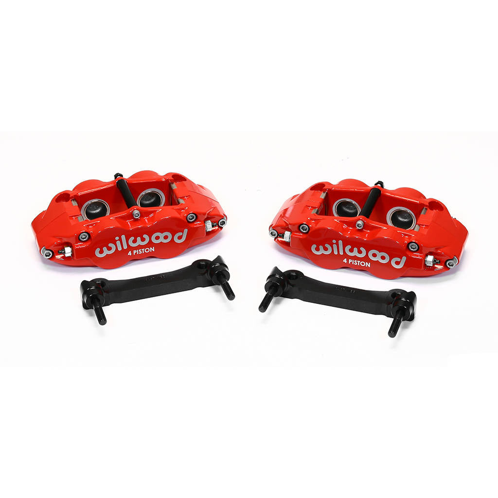 WILWOOD 140-14026-R Kit,Rear,C5/C6 Vette 97-13,Fnsl4r W/Pads Brackets For Oe C6 Z51,13.00 Rotor,Red Photo-0 