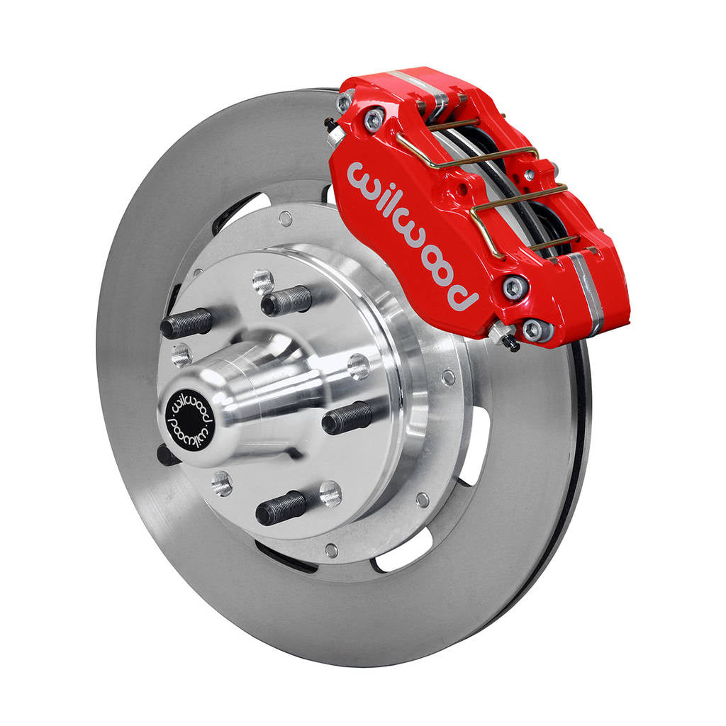 WILWOOD 140-13344-R Kit,Front,Mustang,65-69,Dp-Db,12.19 Rotor,Vented,Red Photo-0 