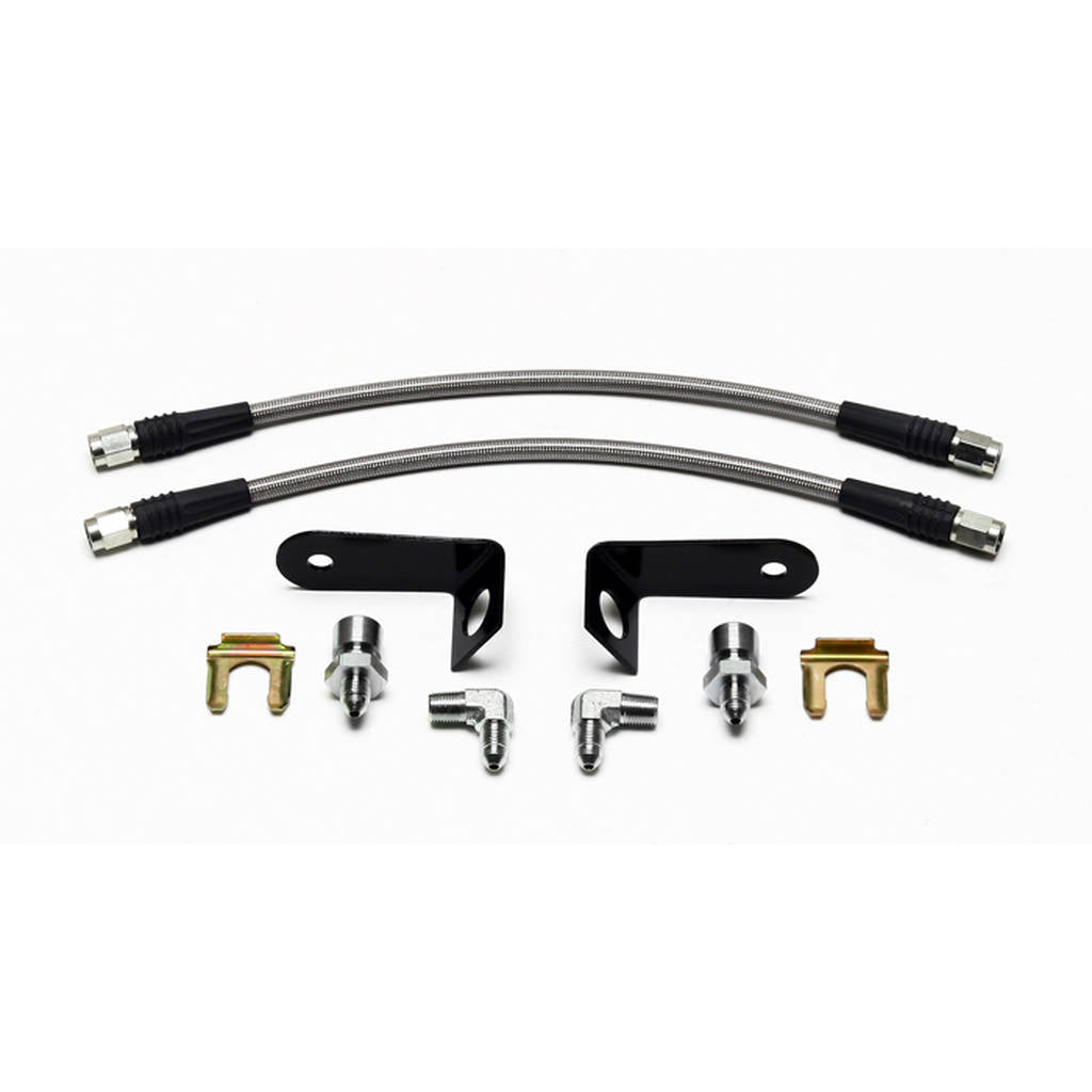 WILWOOD 220-9481 Flexline Kit,12in.,Front,W/Bracket Photo-0 