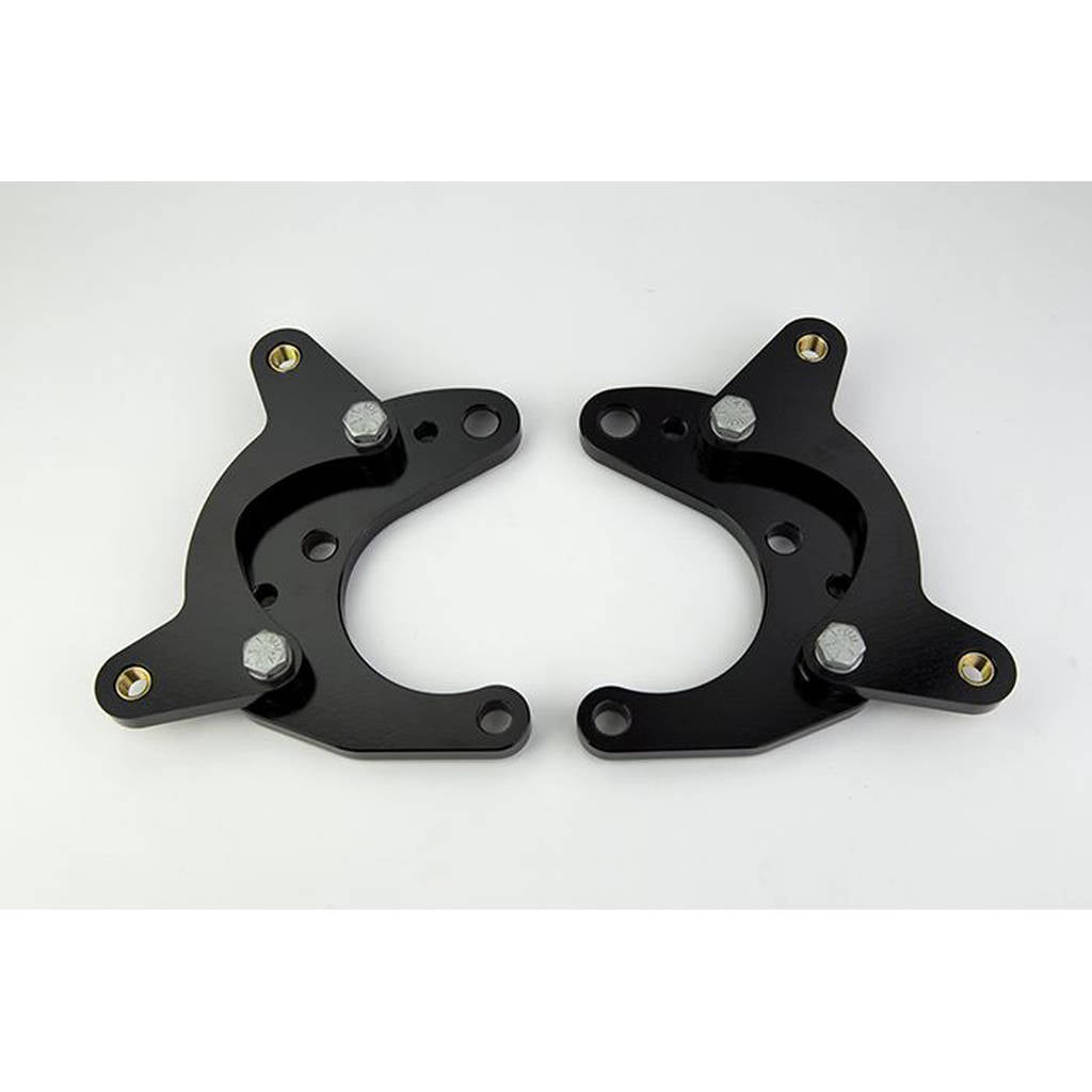 WILWOOD 249-11536/37 Bracket Kit,Front,Drag,Dl,Mopar Body 65-76,10in. Drum,11.00 Rotor Photo-0 