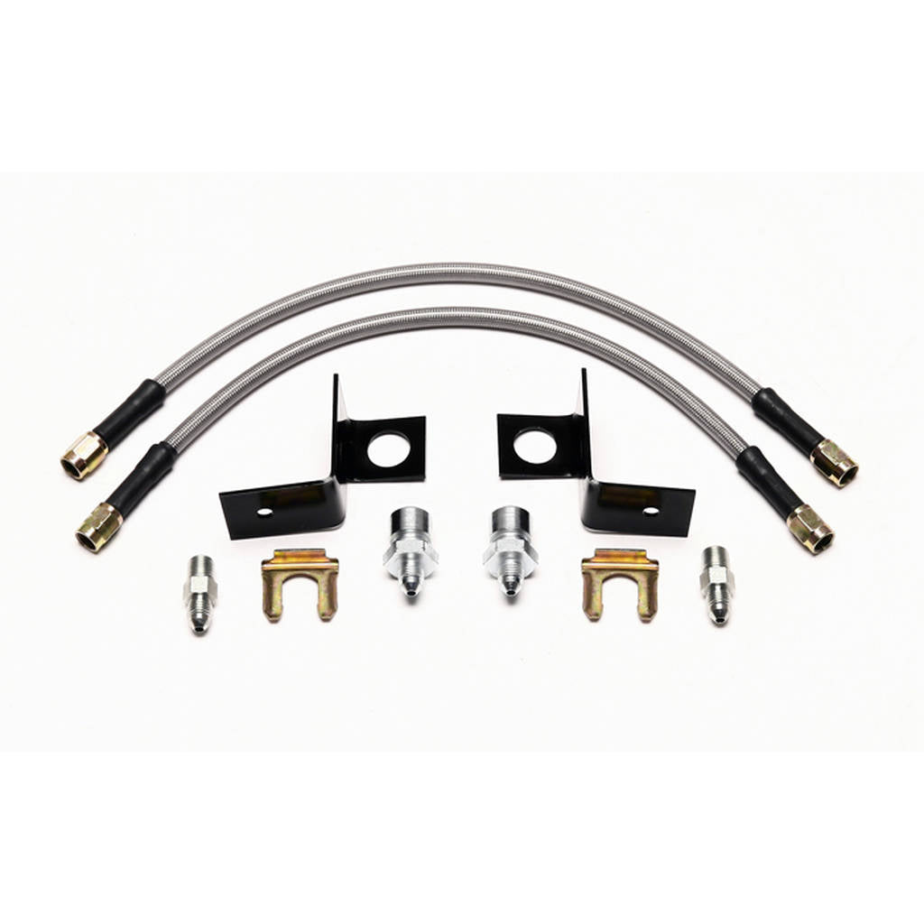 WILWOOD 220-14166 Flexline Kit,14in.,M10-1.0/1.5 If,1/8-27 Npt,W/Bracket Photo-0 