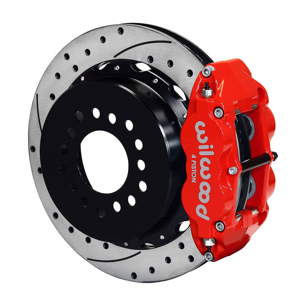 WILWOOD 140-9216-DR Kit,Rear,Small Ford,2.66 Offset,Fnsl4r 13.00 Rotor,Drilled,Red Photo-0 