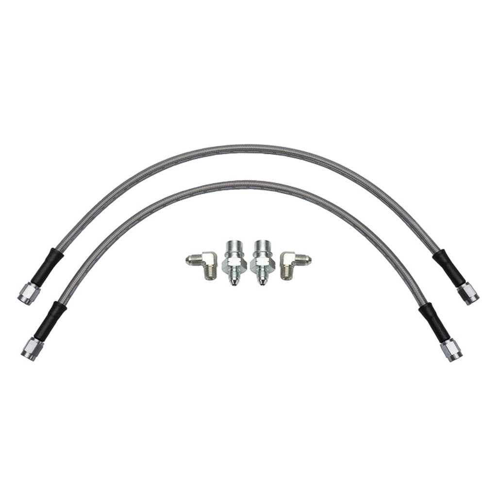 WILWOOD 220-15672 Flexline Kit,14in.,M10-1.0 If,90 Deg,Npt Photo-0 