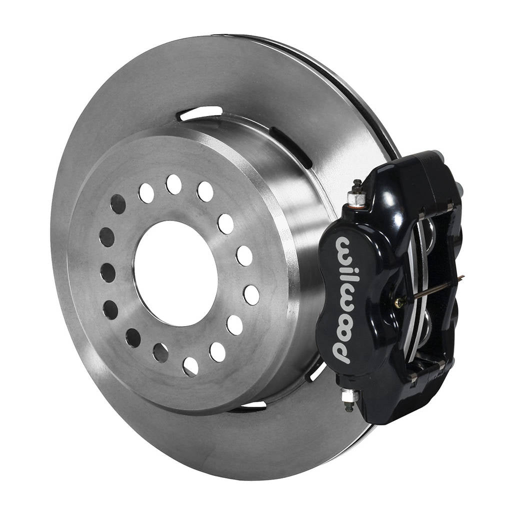 WILWOOD 140-9315 Kit,Rear,Disc/Drum,12 Bolt,2.75/2.81 Offset,1pc,Stagg Mt Black Powder Coat Photo-0 