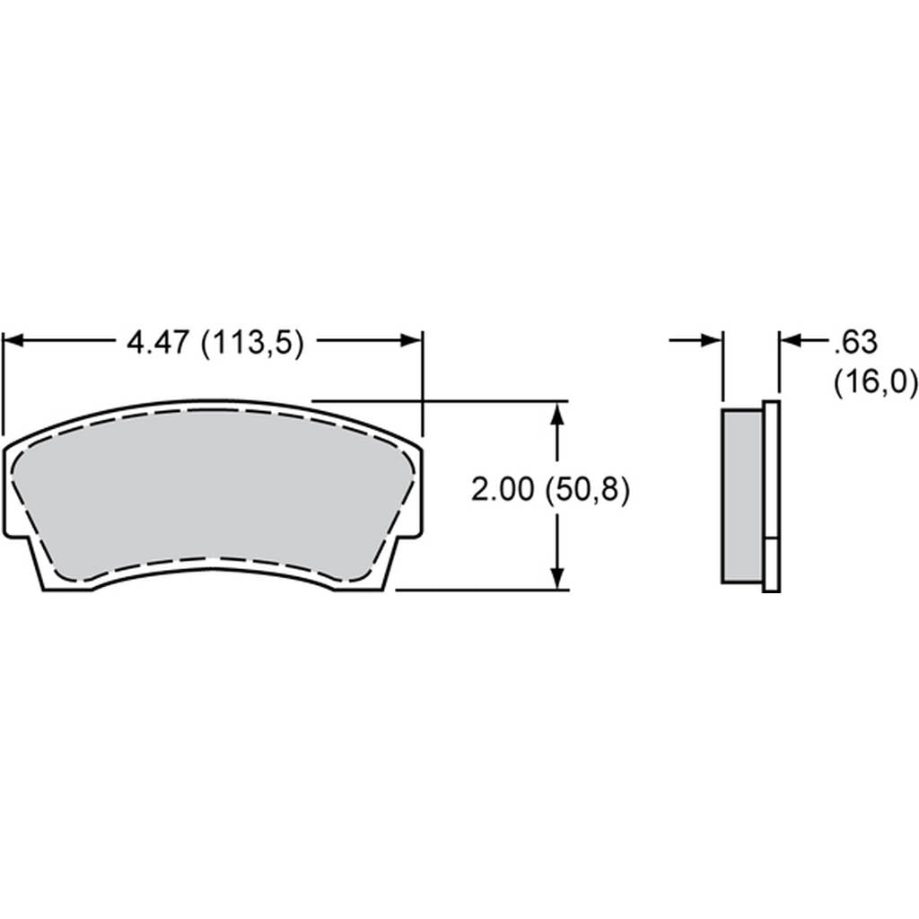 WILWOOD 15A-5936K-B Pad,8716a,Bedded,Alcon,Poly-Matrix Axle Set Photo-0 
