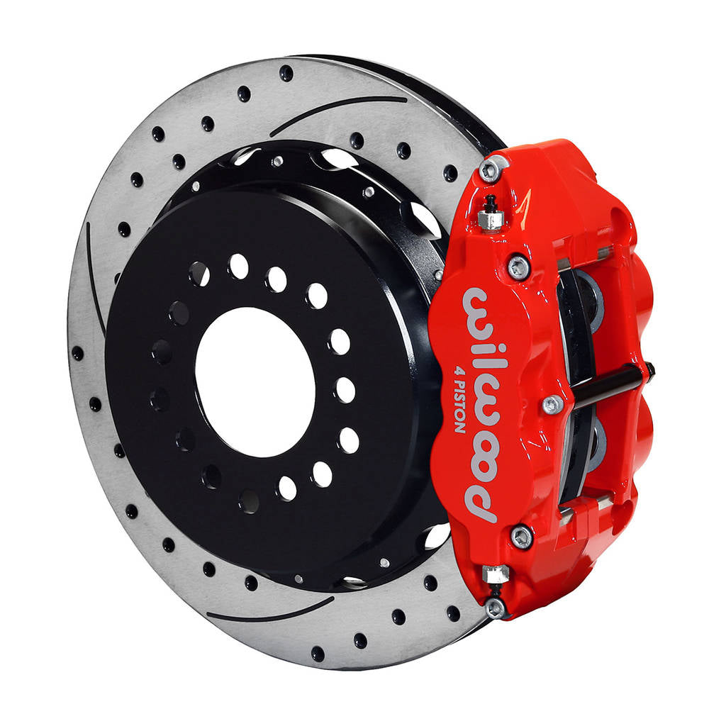WILWOOD 140-9219-DR Kit,Rear,Big Ford,New Style,2.50 Offset Fnsl4r,13.00 Rotor,Drilled,Red Photo-0 