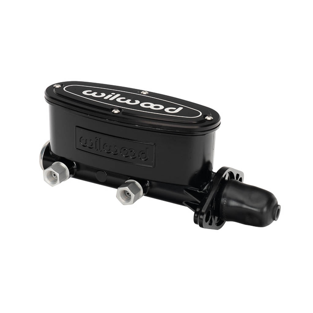 WILWOOD 260-8555-BK M/C,Tandem,1.00 Die Cast,Dual Outlet Wilwood,Black Photo-0 