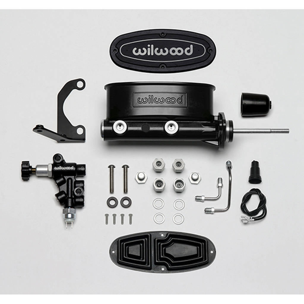 WILWOOD 261-13271-BK Kit,M/C,Tandem,7/8,W/P-Valve,Black Photo-0 