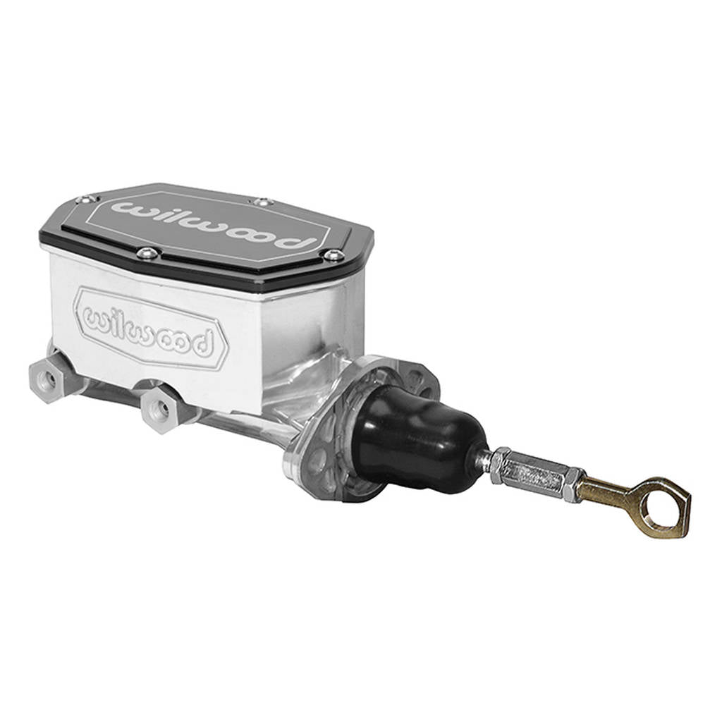 WILWOOD 260-15521-P M/C,Tandem,Compact,Integral,15/16 Dia Dual Outlet,W/Pushrod,Mustang,Ball Burn Photo-0 