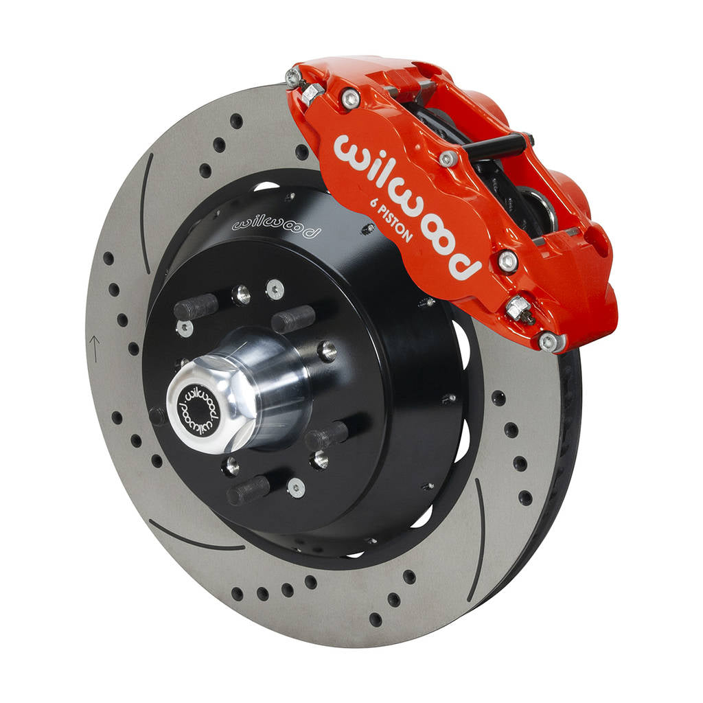 WILWOOD 140-14841-DR Kit,Front,68-72 Ford F100 Truck,Fnsl6r 14.00 Rotor,Srp,Red Photo-0 