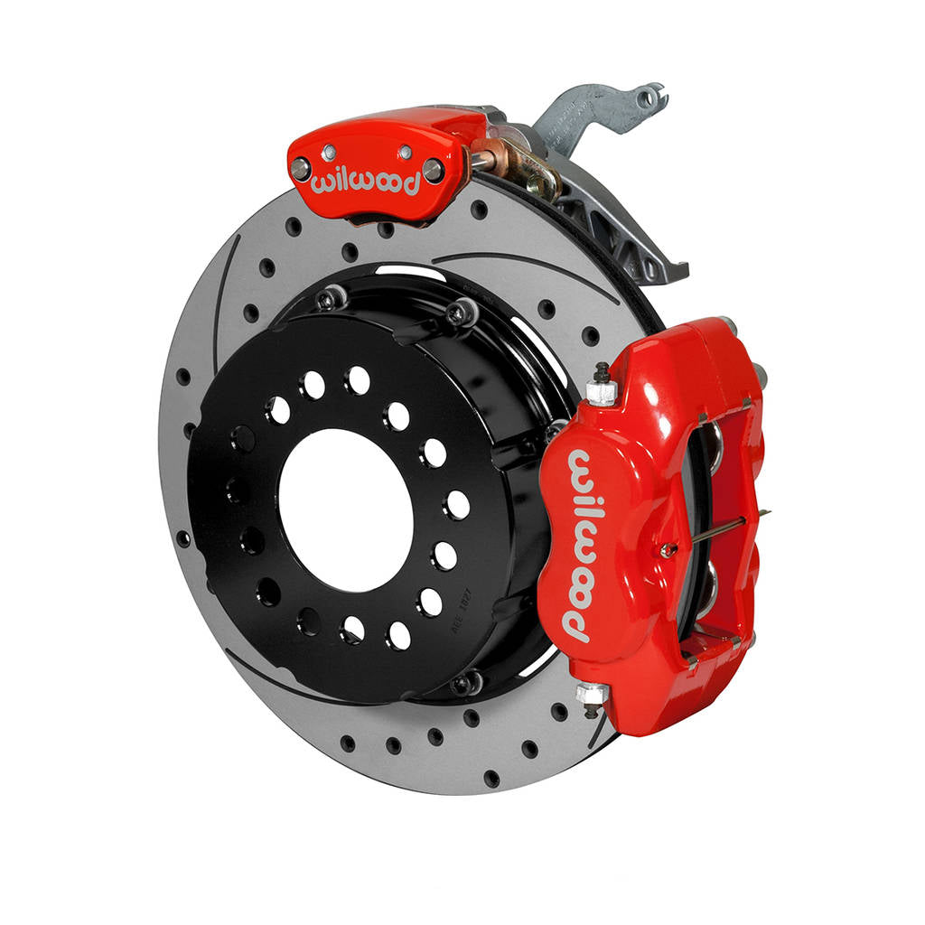 WILWOOD 140-14224-DR Kit,Fdli/Mc4,P-Brake,12 Bolt,C-Clip Elim 2.91 Offset,Srp,Red Photo-0 