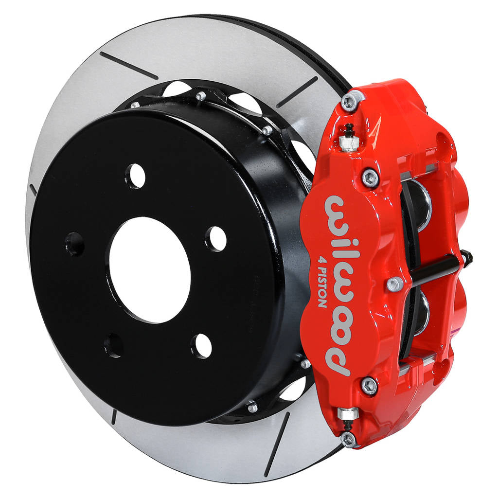 WILWOOD 140-14066-R Kit,Rear,Jeep Jk,07-18,Fnsl4r,14.00 Rotor,Red,W/Lines Photo-0 