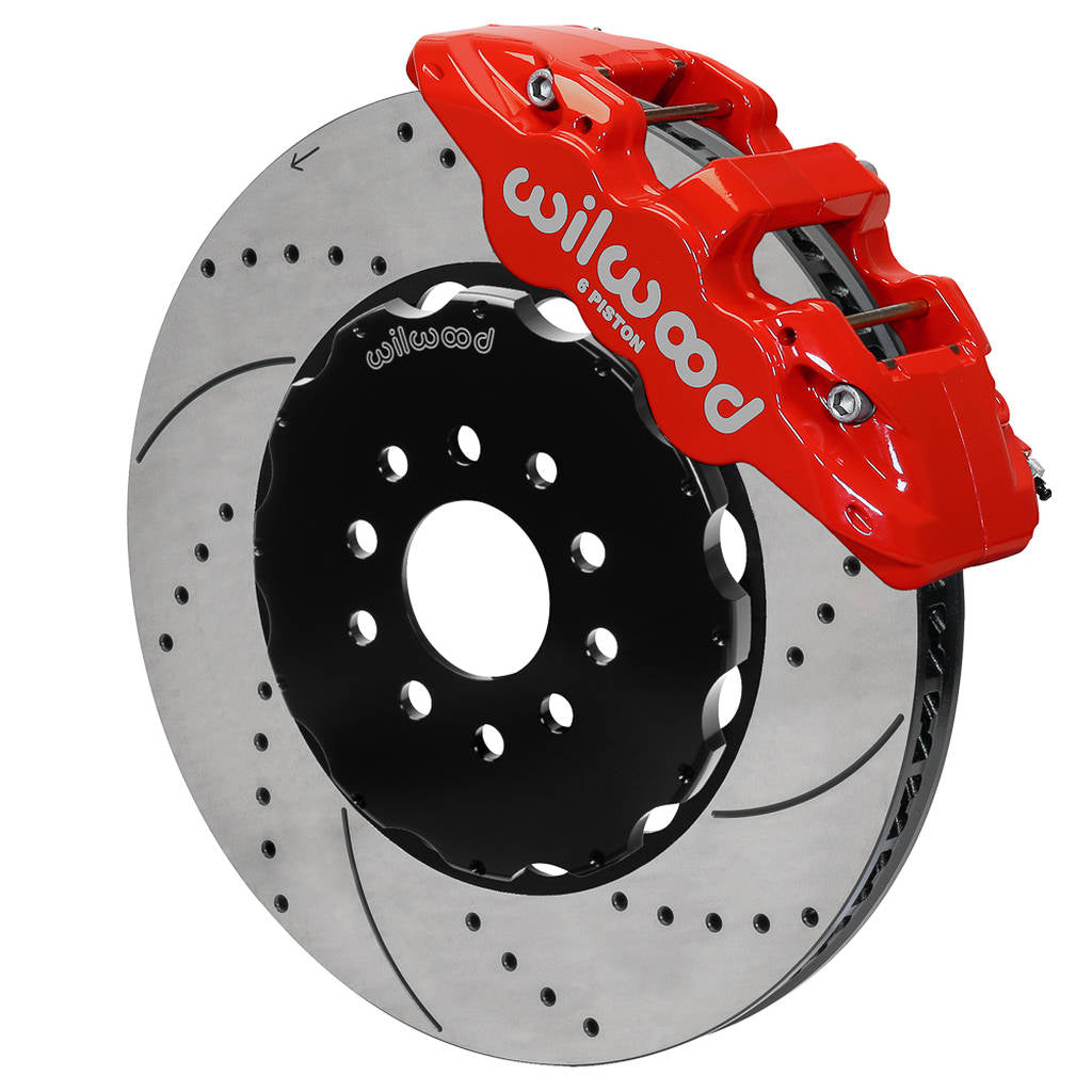 WILWOOD 140-13903-DR Kit,Front,C5/C6 Vette 97-13,Aero6,15.00 Rotor,Srp,Red Photo-0 