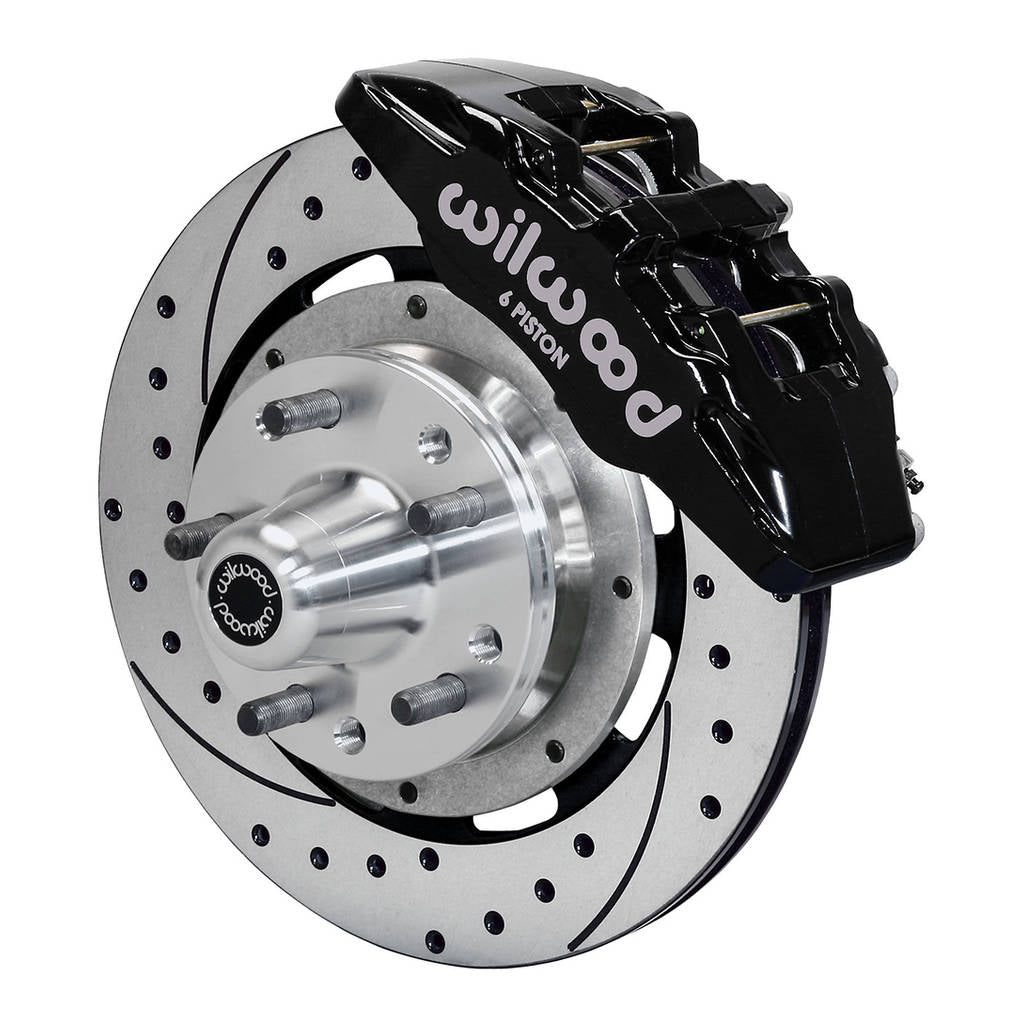 WILWOOD 140-13554-D Kit,Front,Dp6,Amc,69-76,W/Disc,12.19 Rotor,Drilled Photo-0 