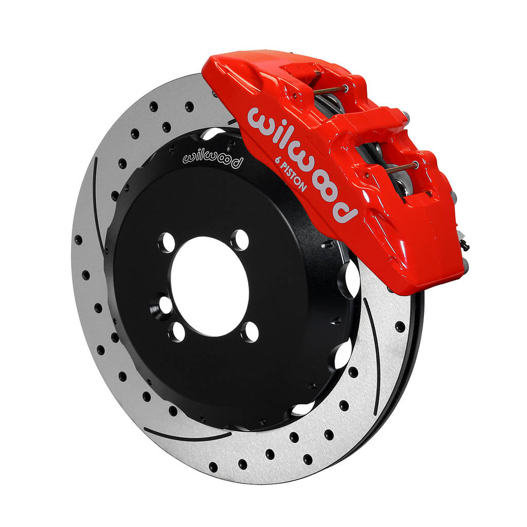 WILWOOD 140-13062-DR Kit,Front,Mini Cooper,02-Up,12.88x.81 Srp,Red,W/Lines Photo-0 