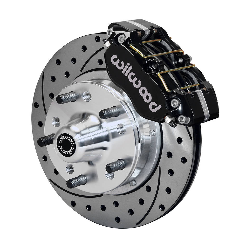 WILWOOD 140-13202-D Kit,Front,Camaro/Nova,67-72,Dp-Db 11.00 Rotor,Vented,Drilled,Black Photo-0 