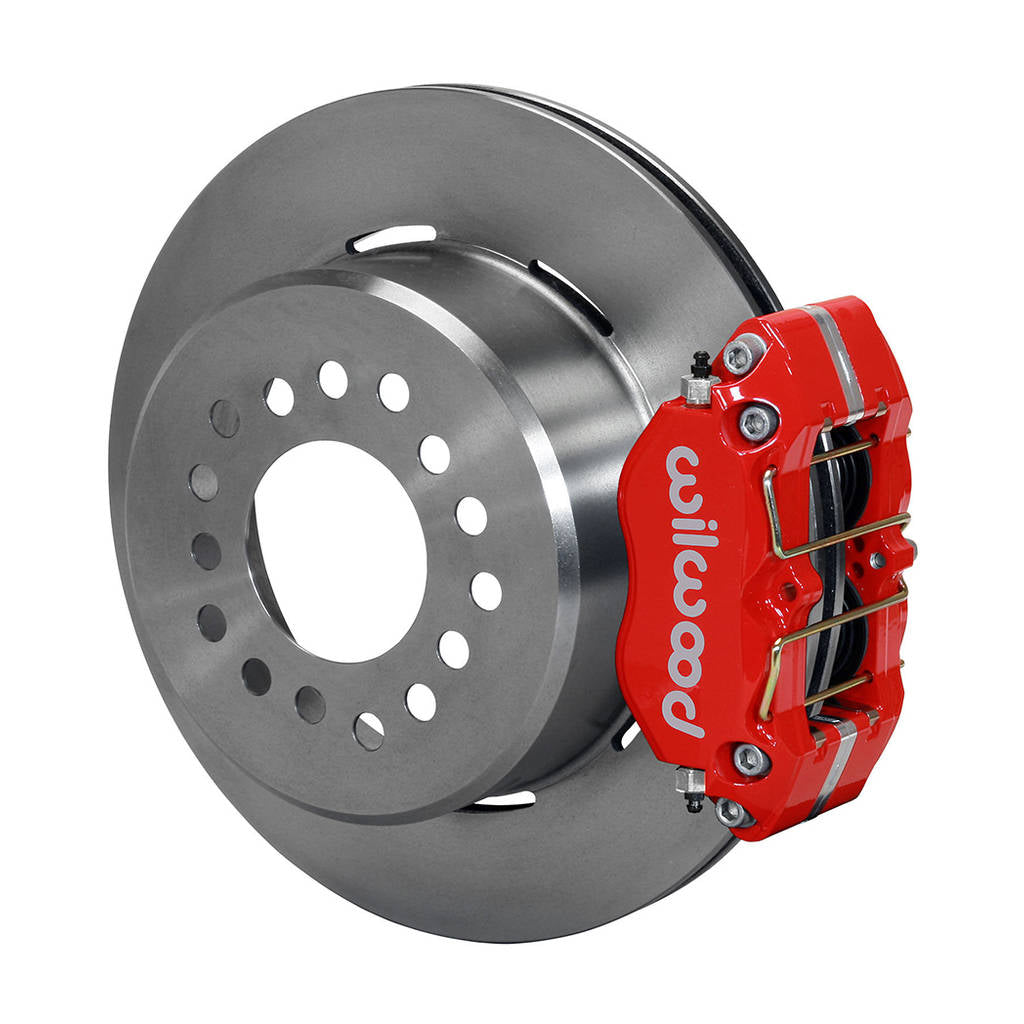WILWOOD 140-13205-R Kit,Rear,Disc/Drum,Dp-Db,Small Ford 2.66 Off,1pc .81 Rotor,Red Photo-0 