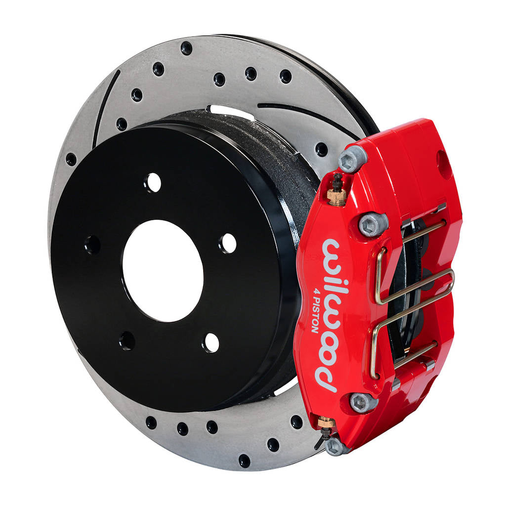 WILWOOD 140-8754-DR Kit,Rear,Dpr-Ds,Gto,2005,12.19 Rotor Drilled,Red Photo-0 