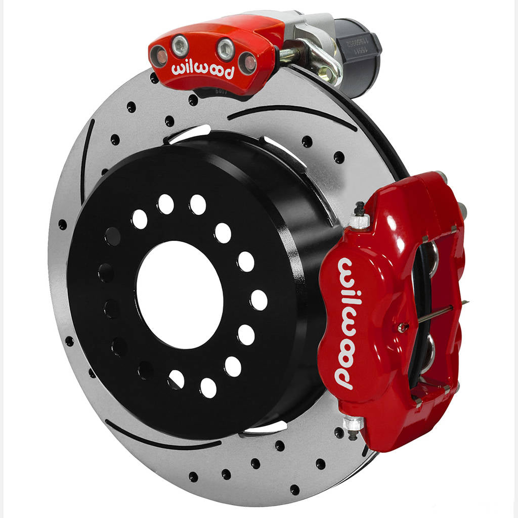 WILWOOD 140-16154-DR Kit,Rear,Epb,Fdli,Small Ford,2.66 Offset 1pc,12.19 Rotor,Srp,Red Photo-0 