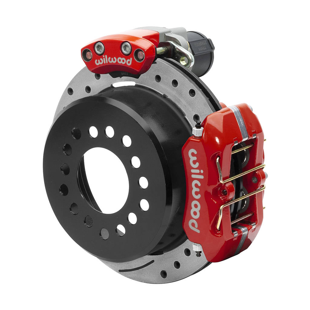 WILWOOD 140-16163-DR Kit,Rear,Epb,Fdp-Lp,12 Bolt,2.75 Offset 1pc,11.00 Rotor,Srp,Red Photo-1 