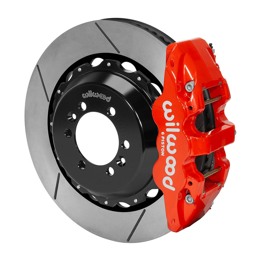 WILWOOD 140-15498-R Kit,Rear,Superformance,Gt40,Aero 14.00x1.25,Red Photo-0 