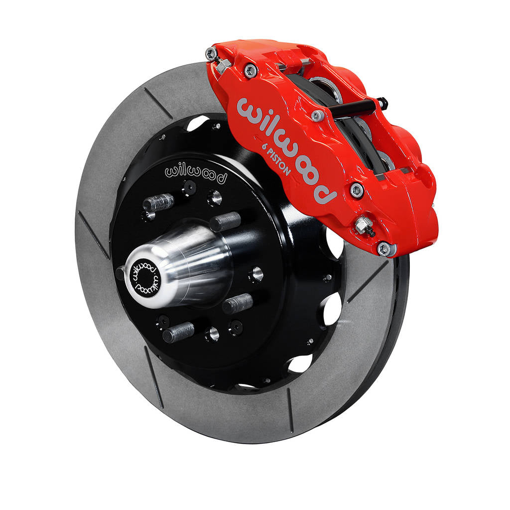 WILWOOD 140-15200-R Kit,Front,Mopar,C-Body,Drum,Fnsl6r,14.00 Rotor,Red Photo-0 