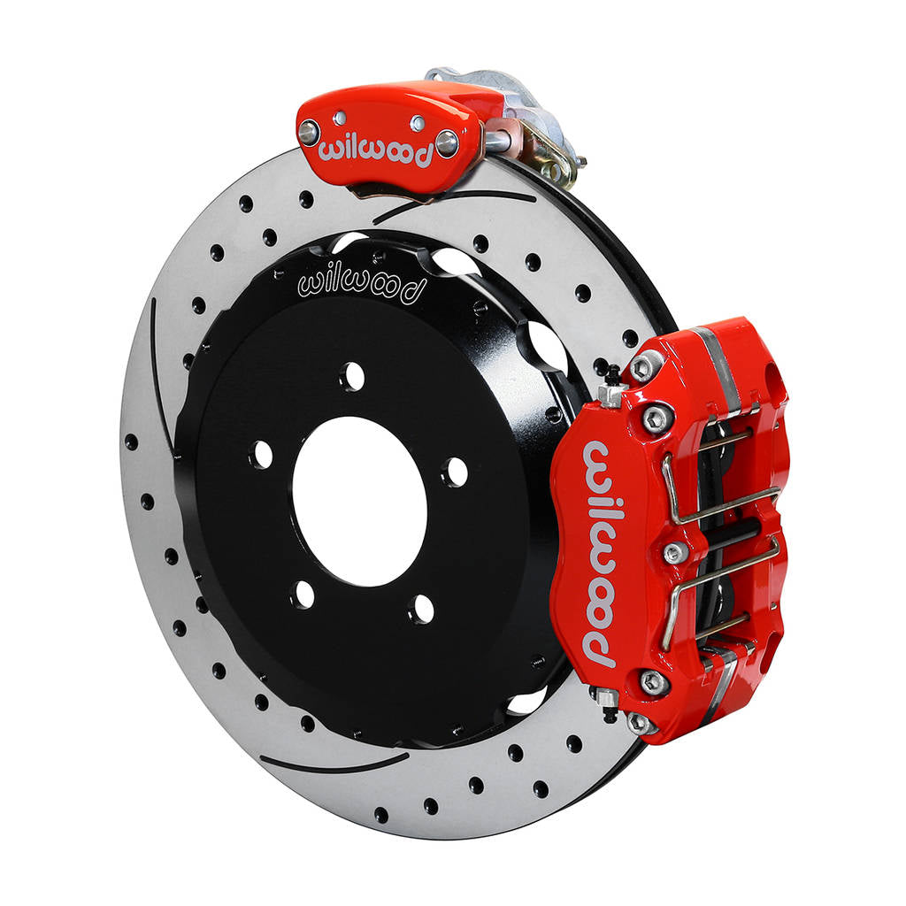 WILWOOD 140-15138-DR Kit,Rear,Ffr,Ndpr/Mc4,Irs,2015 Mustang 12.88 Rotor,W/Lines,Srp,Red Photo-0 
