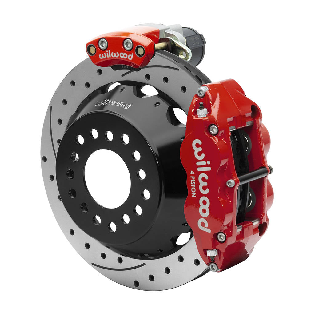WILWOOD 140-16165-DR Kit,Rear,Epb,Fnsl,12 Bolt,2.75 Offset 12.88 Rotor,Srp,Red Photo-1 