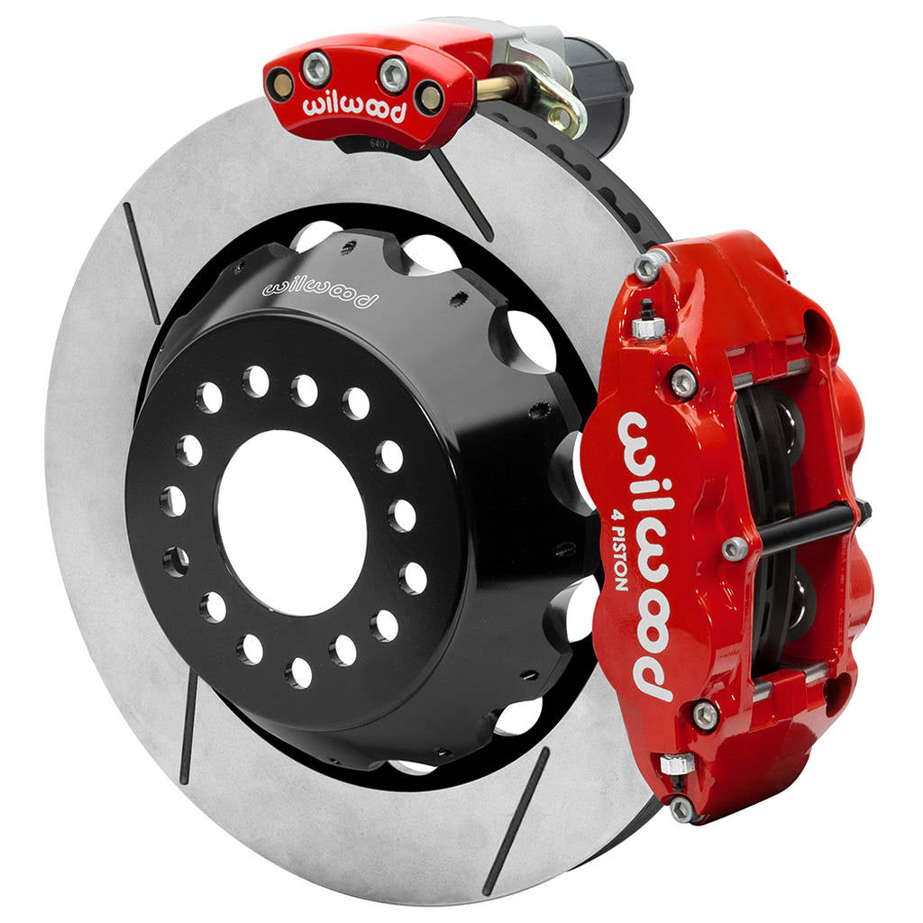 WILWOOD 140-16152-R Kit,Rear,Epb,Fnsl,Small Ford,2.50 Offset 14.00 Rotor,Red Photo-1 
