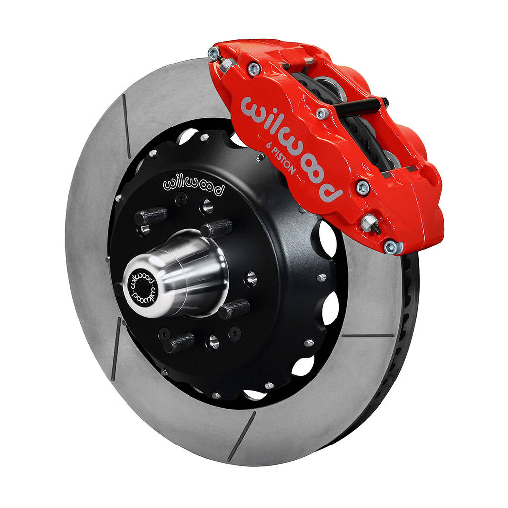 WILWOOD 140-15911-R Kit,Front,Fnsl6r,Afx Pro Spindle,14.00 Rotor,Red Photo-0 