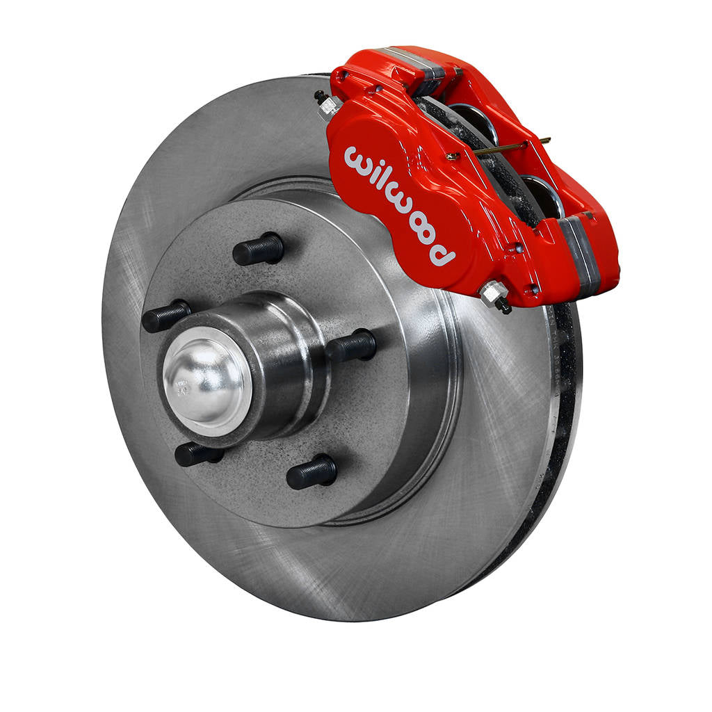 WILWOOD 140-15162-R Kit,Front,Cadillac 57-60,Fdl-M,11.88 Rotor,Red,W/Lines Photo-0 