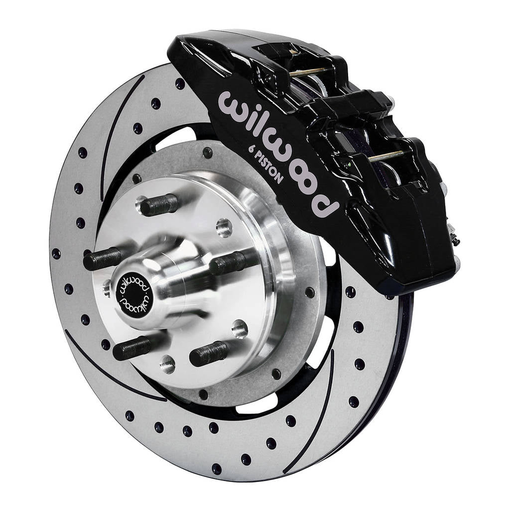 WILWOOD 140-12947-D Kit,Front,Mustang,65-69,Dp6 12.19 Rotor,Drilled Photo-0 