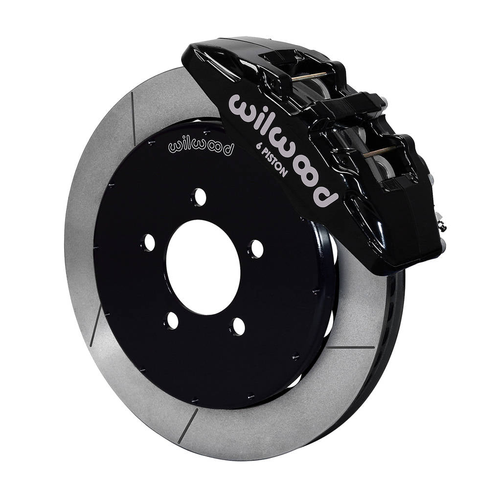 WILWOOD 140-13581 Kit,Front,Mazda 3,05-Up,Dp6,12.88x1.10 Gt,Black,W/Lines Photo-0 