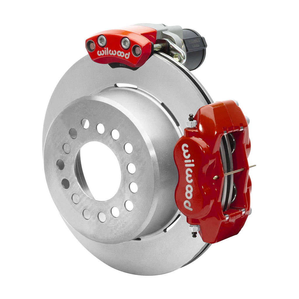 WILWOOD 140-16164-R Kit,Rear,Epb,Fdli,12 Bolt,2.75 Offset 1pc,12.19 Rotor,Red Photo-1 