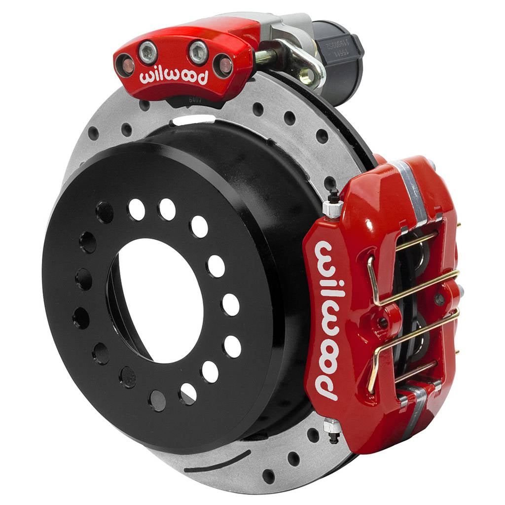 WILWOOD 140-16129-DR Kit,Rear,Epb,Fdp-Lp,Big Ford,New Style 2.36 Offset,1pc,11.00 Rotor,Srp,Red Photo-1 