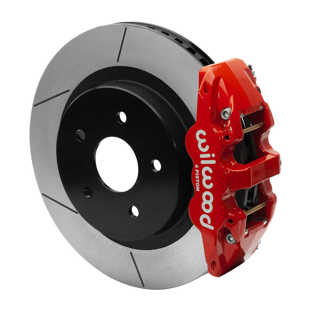 WILWOOD 140-16026-R Kit,Rear,Aero4,Ram Truck 1500 Series 2013-17,15.00 Rotor,Red,W/Lines Photo-1 