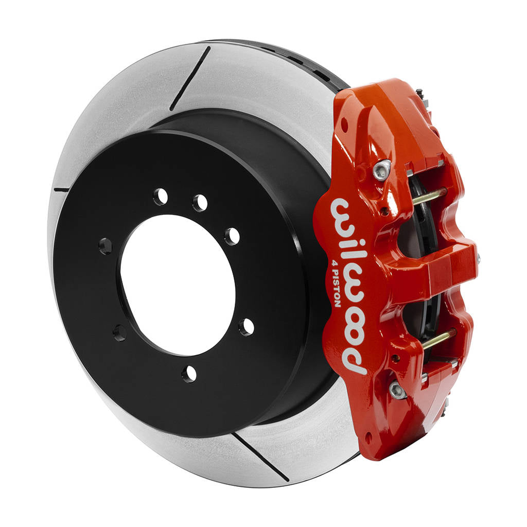 WILWOOD 140-15597-R Kit,Rear,Nissan,Y61 Patrol,1997-2018 Aero4-Ds,14.25 Rotor,Red,W/Lines Photo-1 